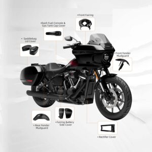 Motorcycle Carbon Fiber All Parts for Harley 2018-2025 Softail Street Bob Low Rider S Low Rider ST
