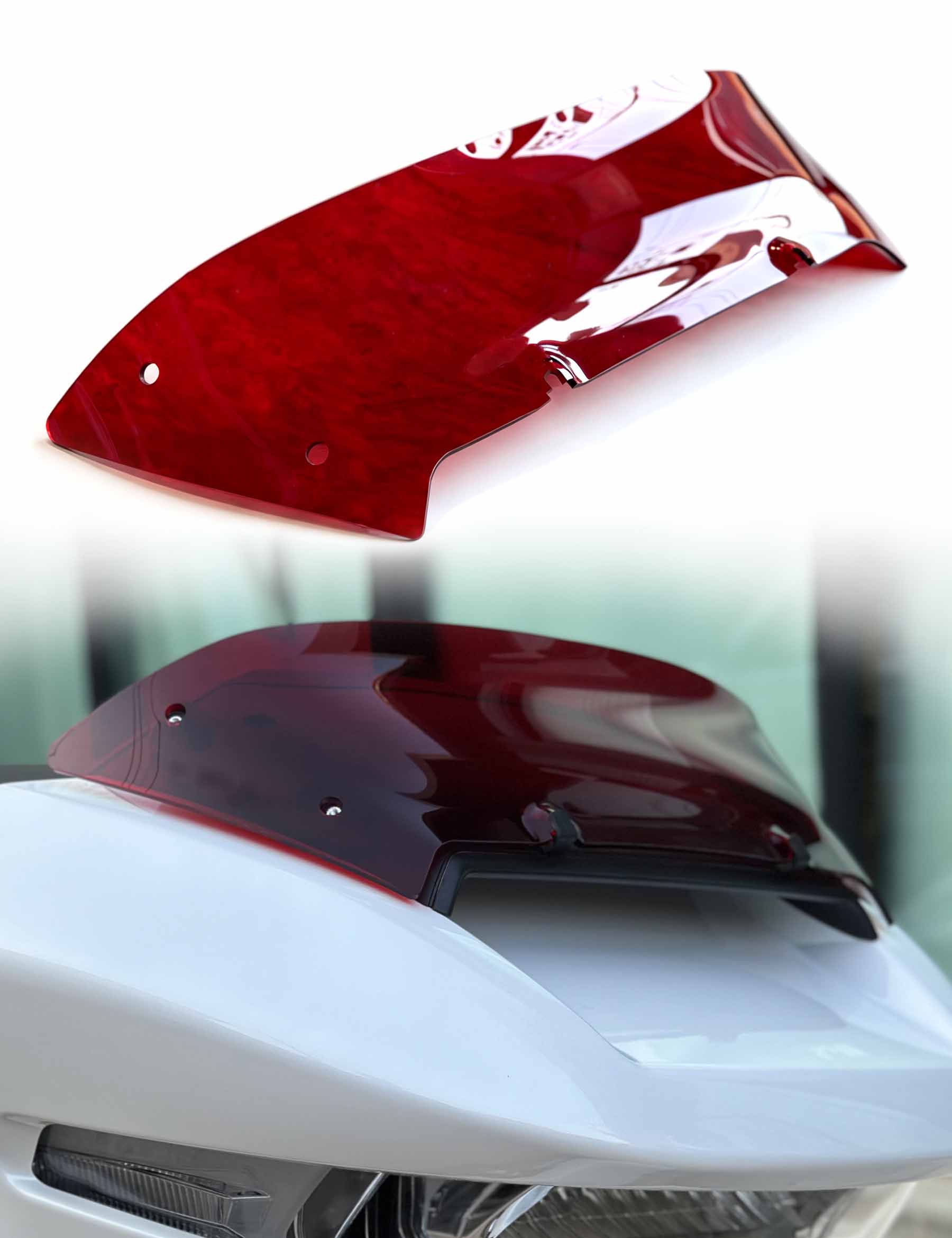 6" Motorcycle Fairing Windscreen