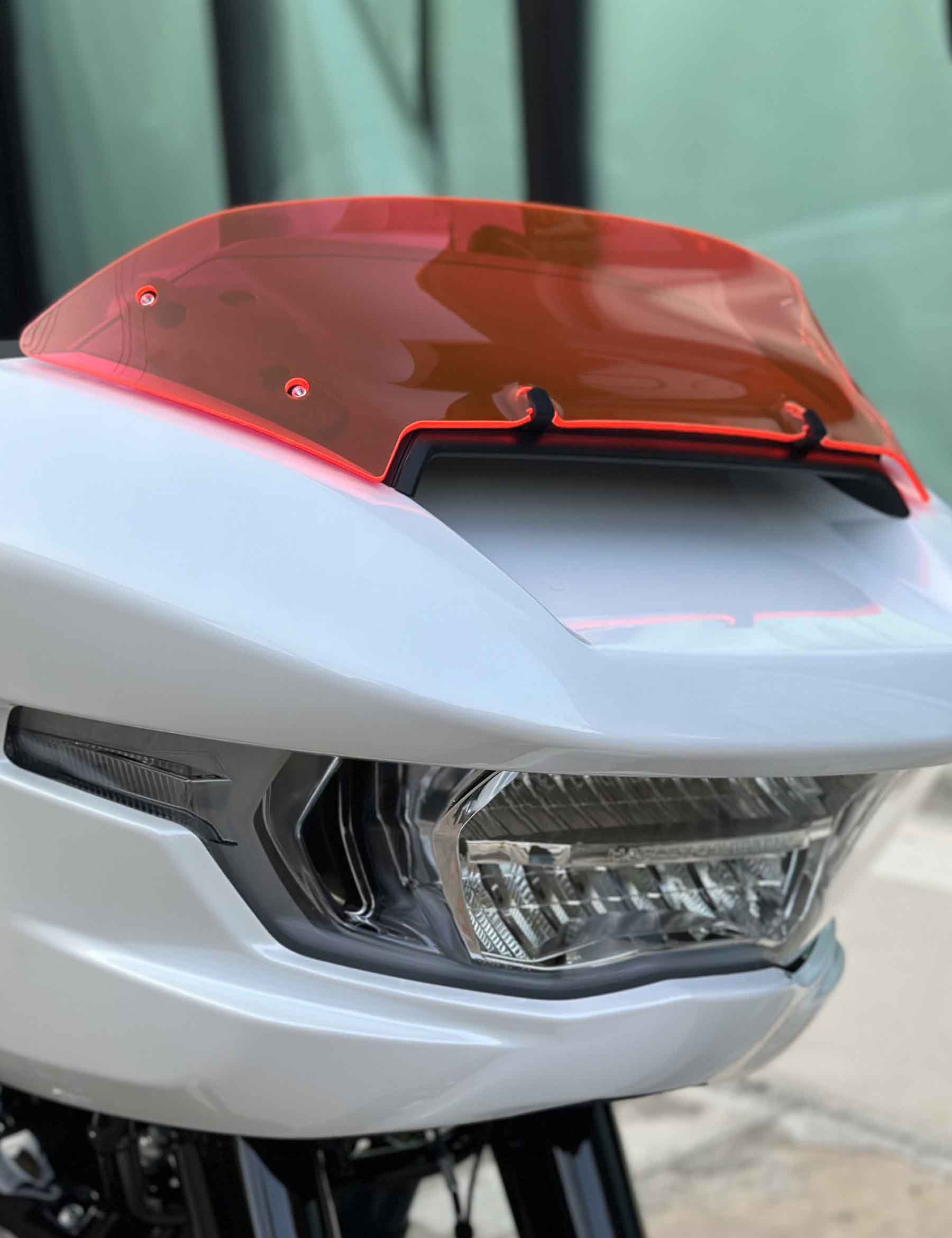 6" Motorcycle Fairing Windscreen for Harley Davidson 2024-after 117 Road Glide, 121CVO Road Glide, 121CVO Road Glide ST - Image 9